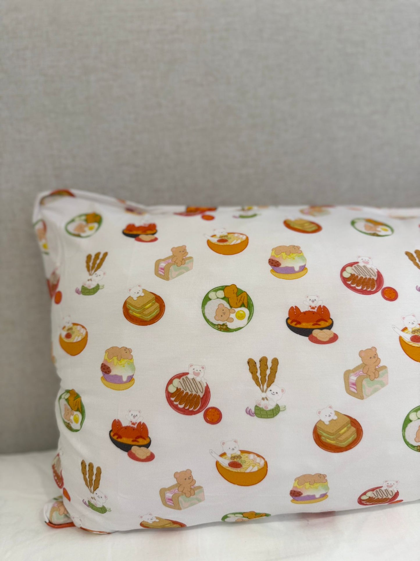 Mochi Head Pillow - Makan Time!